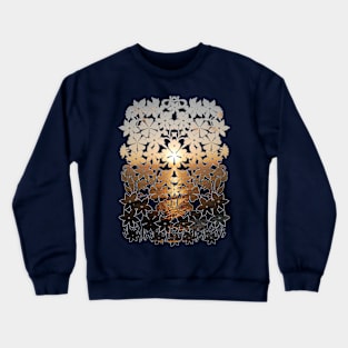 Sunset and Flowers Crewneck Sweatshirt